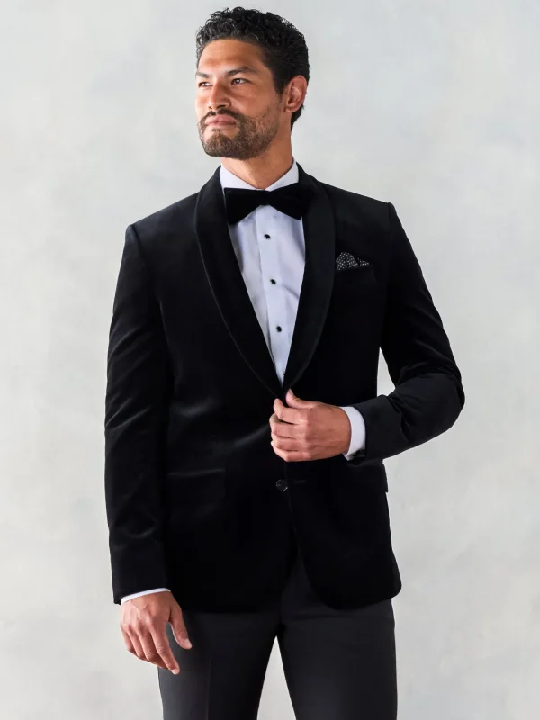 The Black Tux Suits & Tuxedos | Suits & Tuxedos*Black Velvet Jacket Tuxedo