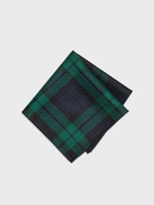 The Black Tux Accessories*Black Watch Tartan Pocket Square
