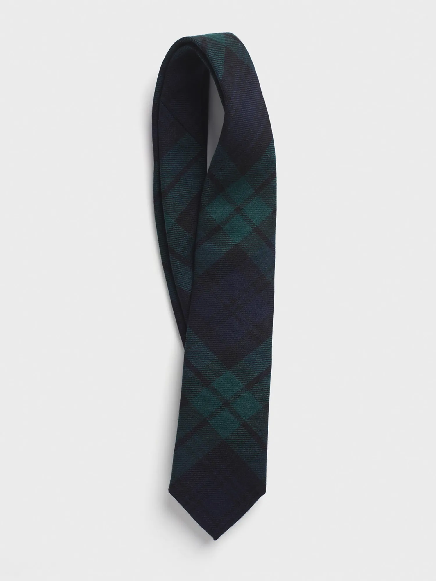 The Black Tux Neckwear*Black Watch Tartan Wool Necktie