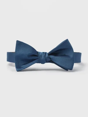 The Black Tux Neckwear*Cadet Blue Butterfly Bow Tie