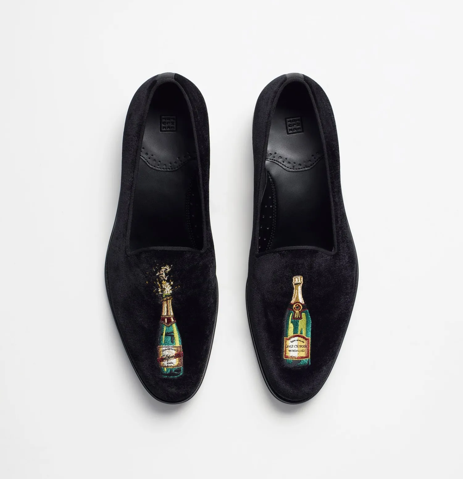The Black Tux Shoes*Cheers! Black Velvet Loafers