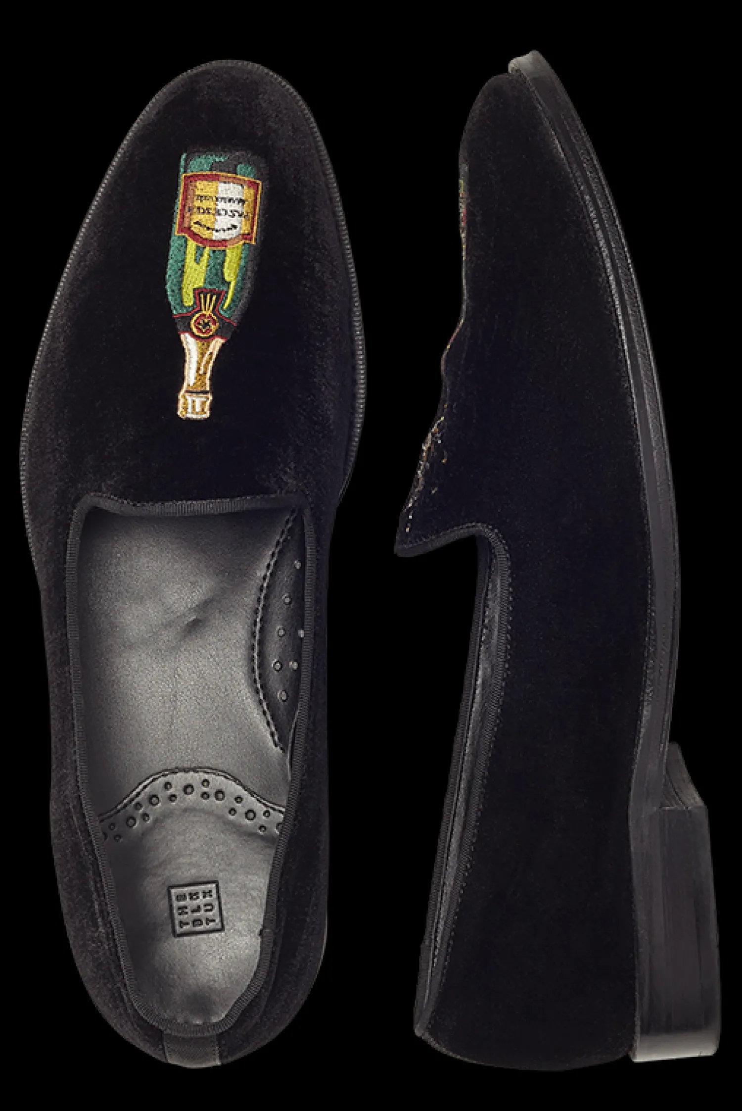 The Black Tux Shoes*Cheers! Black Velvet Loafers