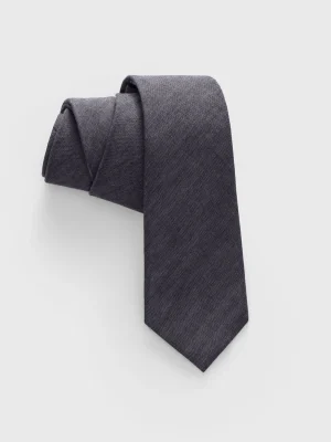 The Black Tux Neckwear*Grey Cotton Necktie