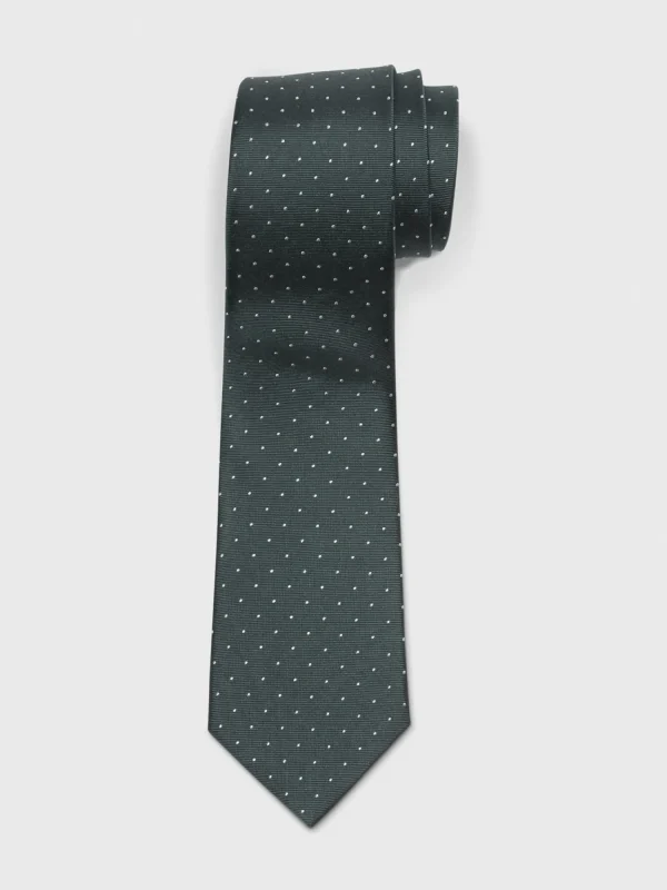 The Black Tux Neckwear*Juniper Pindot Necktie