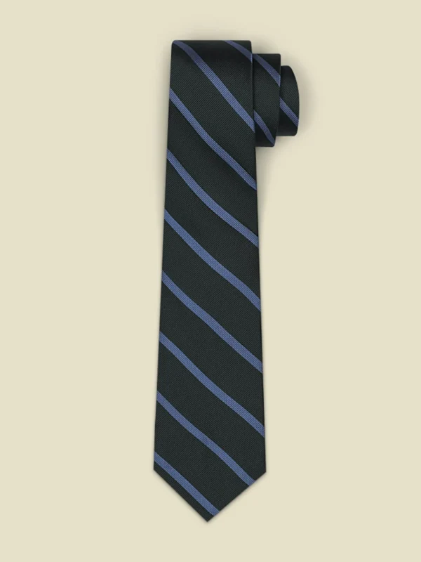 The Black Tux Neckwear*Juniper Stripe Necktie