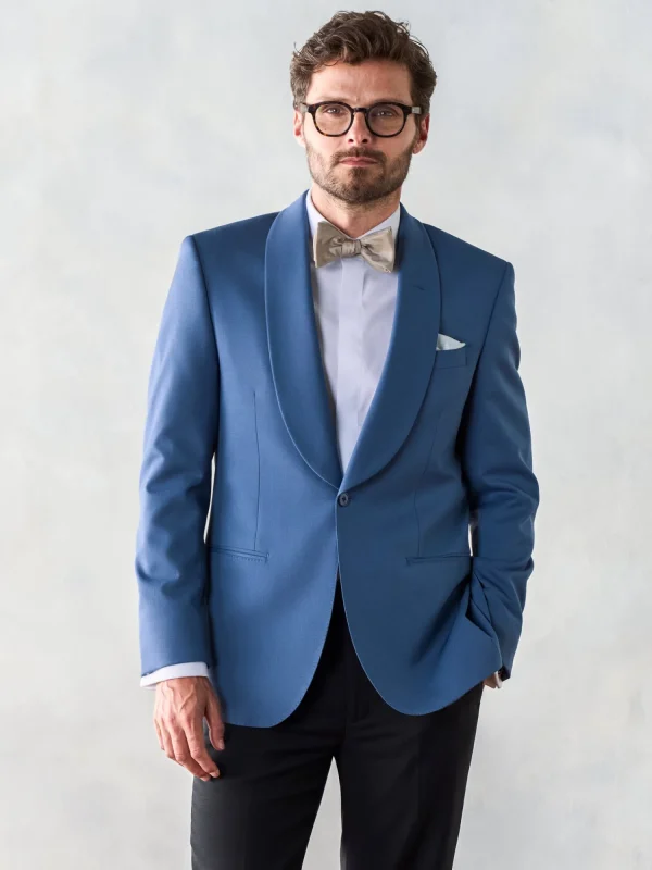 The Black Tux Suits & Tuxedos | Suits & Tuxedos*Lake Blue Shawl Jacket Tuxedo