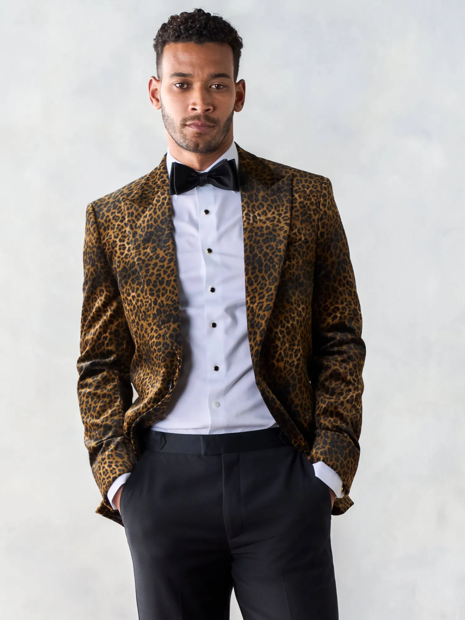 The Black Tux Suits & Tuxedos | Suits & Tuxedos*Leopard Velvet Jacket Tuxedo