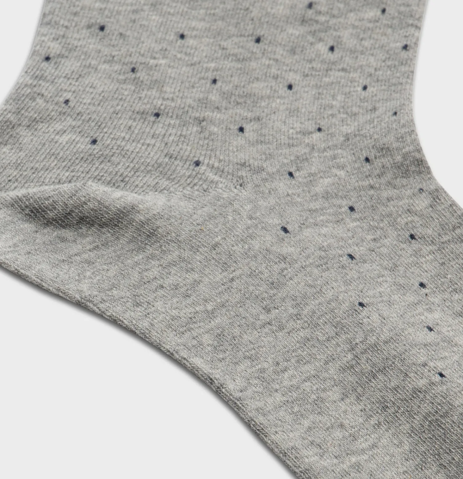 The Black Tux Shoes | Accessories*Light Grey Pindot Dress Sock