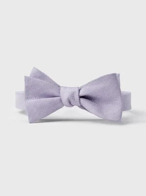 The Black Tux Neckwear*Lilac Linen/Silk Bow Tie