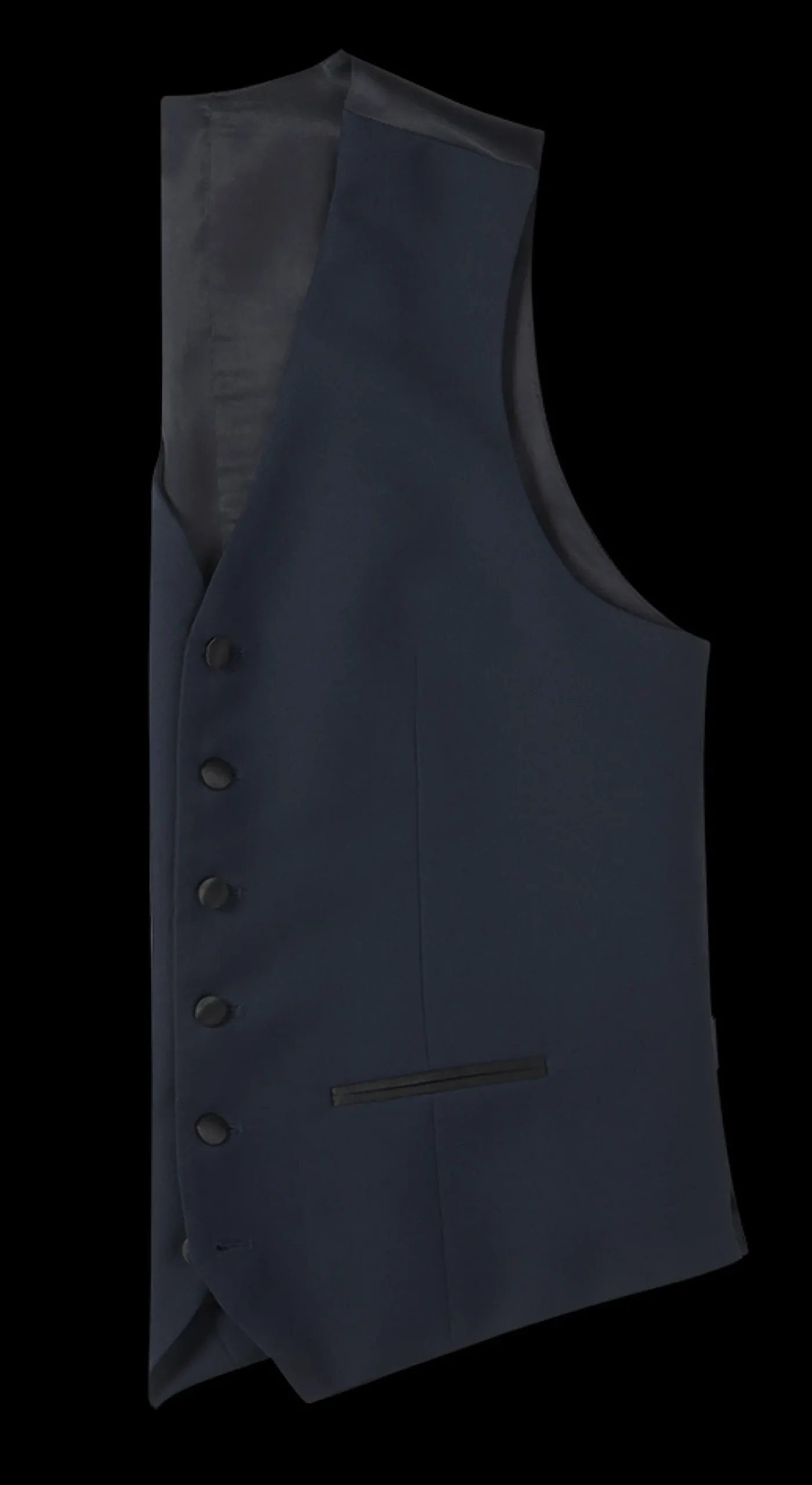 The Black Tux Vests*Midnight Blue Tuxedo Vest