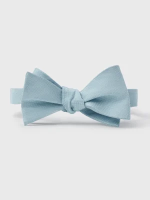 The Black Tux Neckwear*Mint Linen/Silk Bow Tie