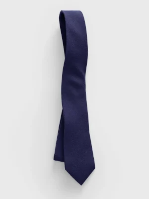 The Black Tux Neckwear*Navy Wool/Silk Necktie