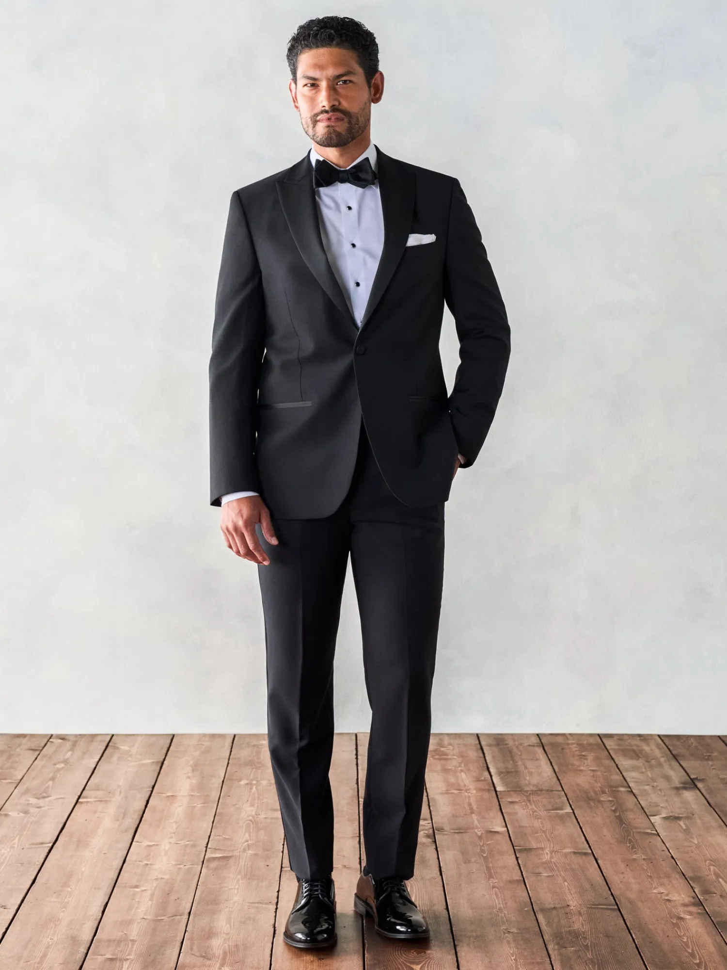 The Black Tux Suits & Tuxedos | Suits & Tuxedos*Onyx Dot Peak Lapel Jacket Tuxedo