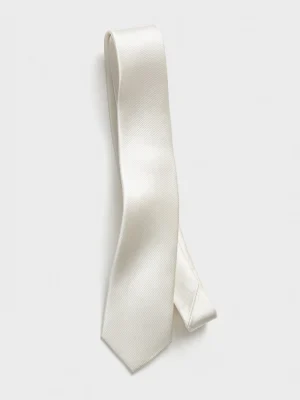 The Black Tux Neckwear*Platinum Silk Necktie