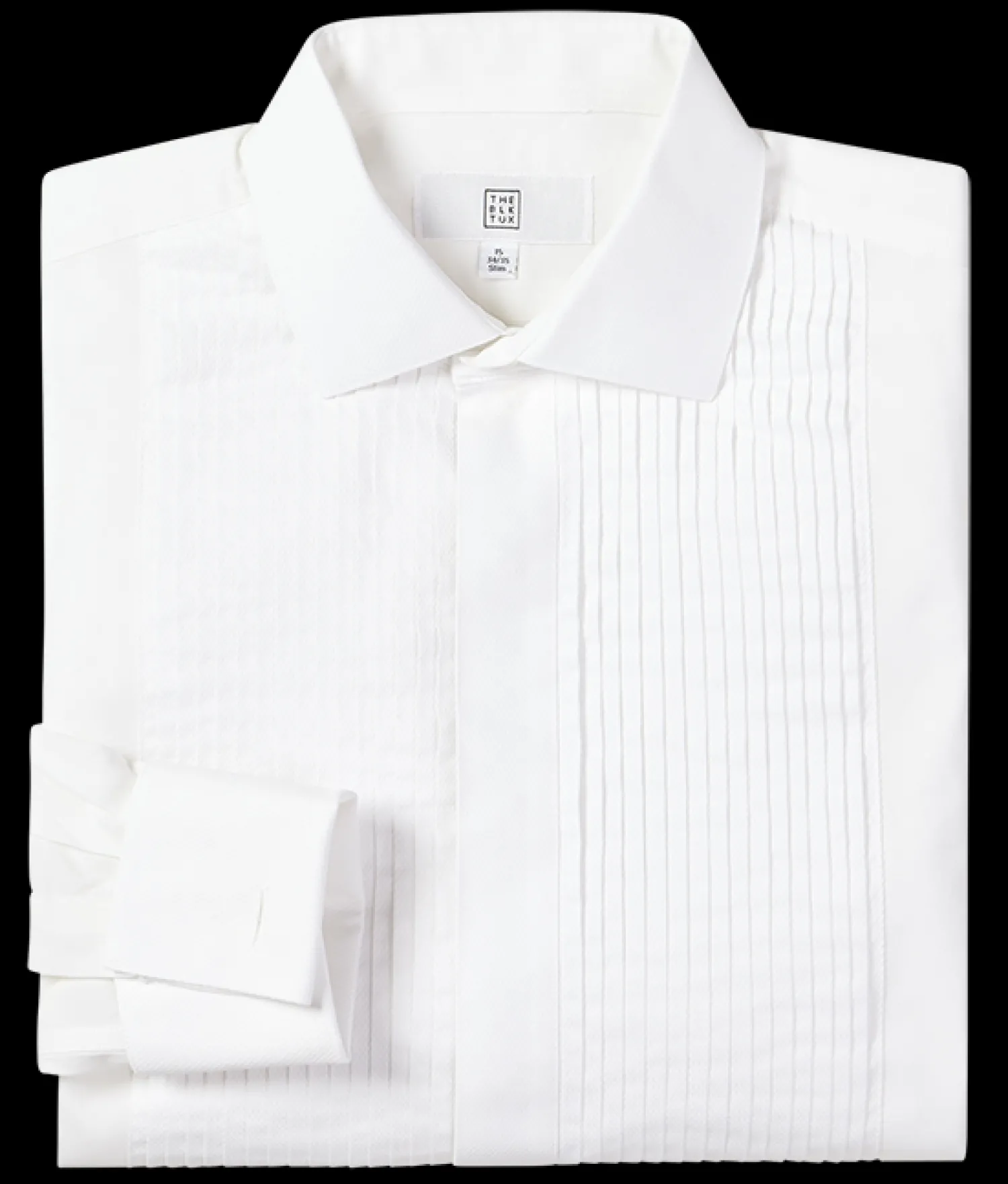 The Black Tux Shirts*Pleated Point Collar Shirt