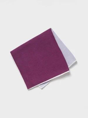 The Black Tux Accessories*Purple Quad Pocket Square