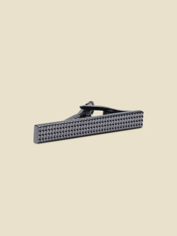 The Black Tux Accessories*Pyramid Dotted Tie Bar