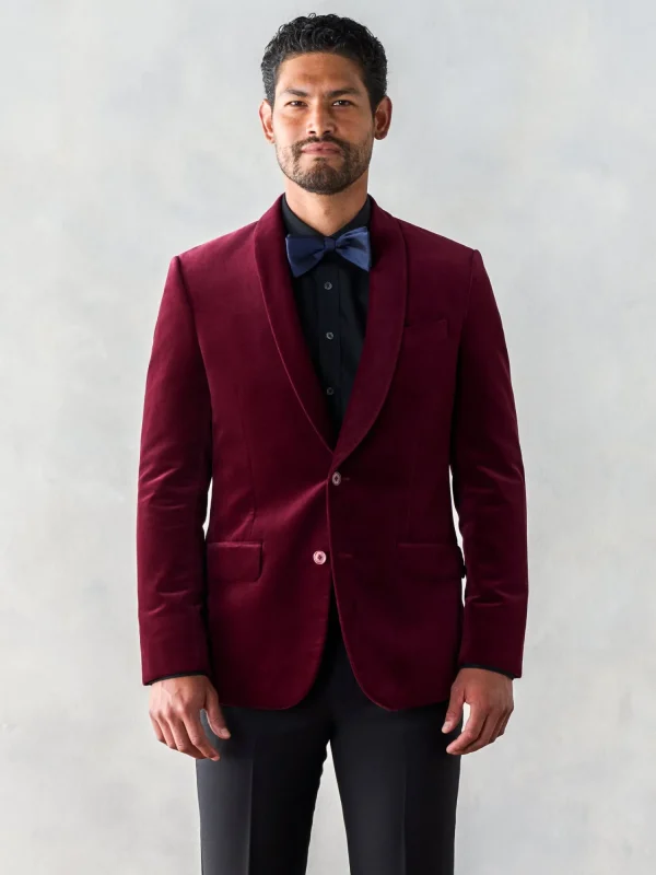 The Black Tux Suits & Tuxedos | Suits & Tuxedos*Ruby Velvet Jacket Tuxedo