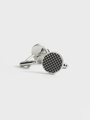 The Black Tux Accessories | Cufflinks & Studs*Silver Dots Cufflinks
