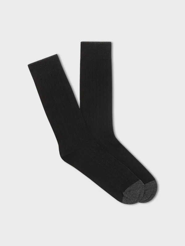 The Black Tux Shoes | Accessories*Solid Black Dress Sock