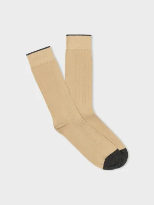 The Black Tux Accessories | Shoes*Solid Tan Dress Sock