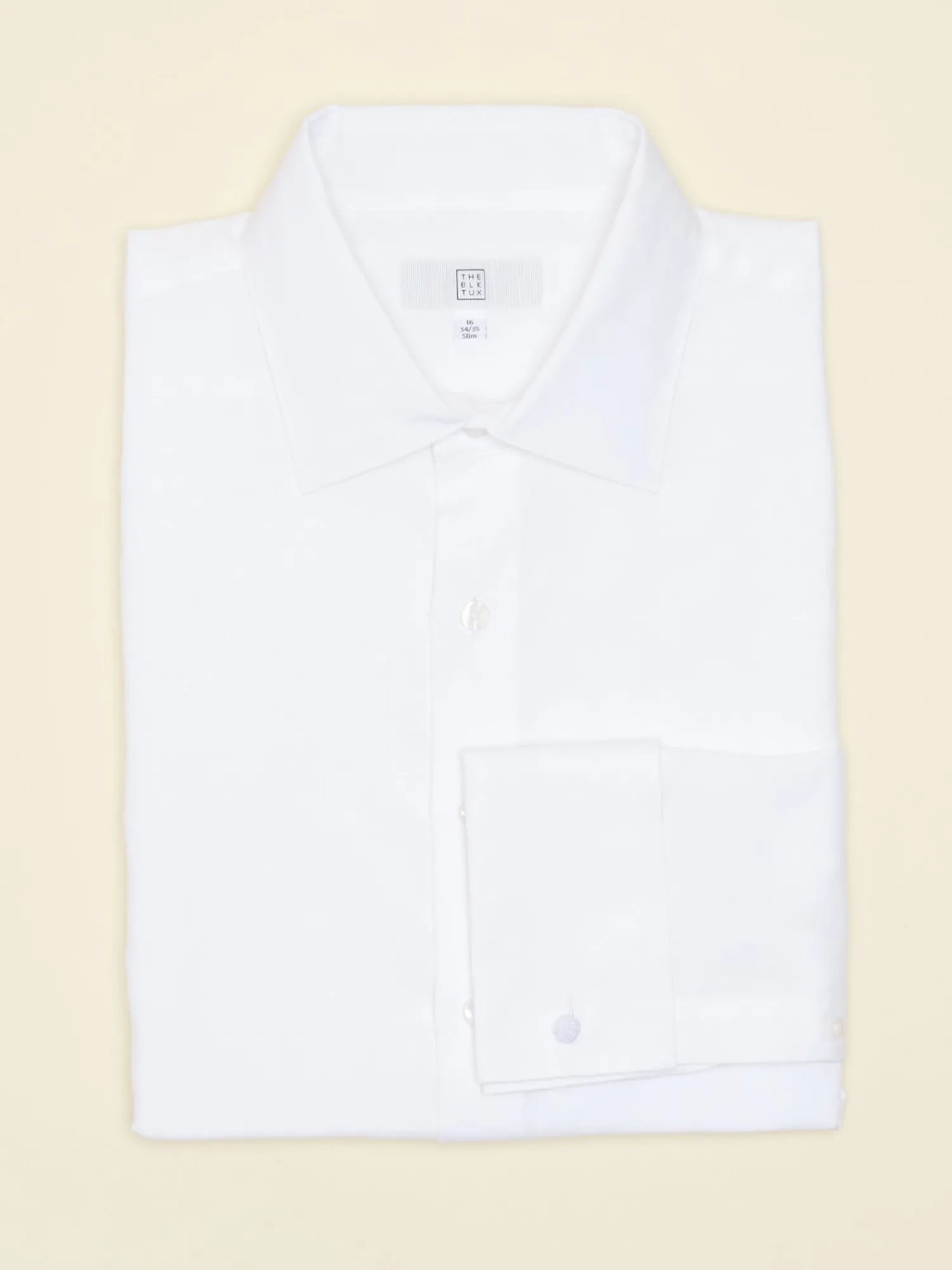 The Black Tux Shirts*White Linen Dress Shirt