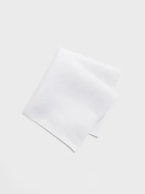 The Black Tux Accessories*White Linen Pocket Square